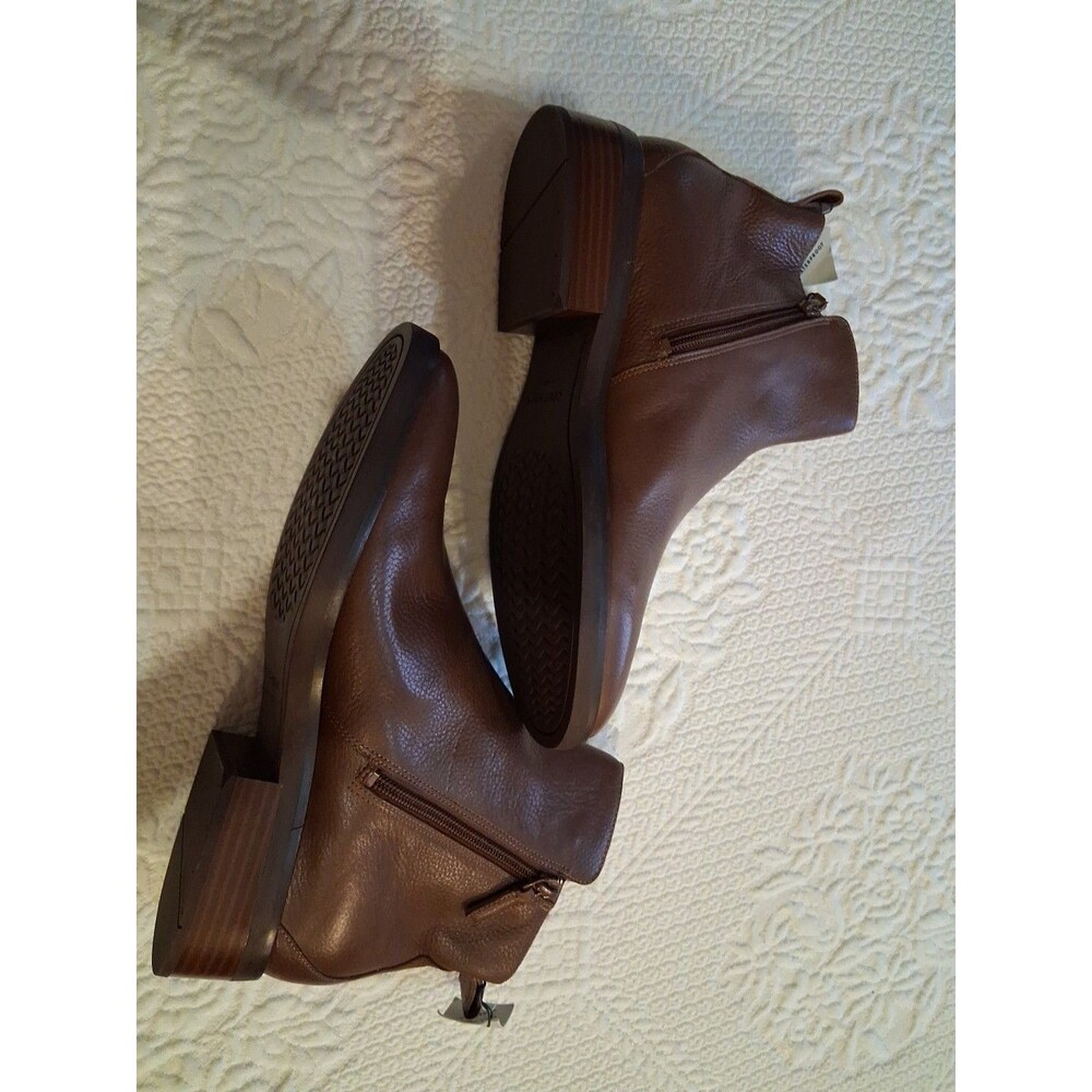 Cole Haan Womens River Chelsea Bootie Waterproof Boot Brown Leather Zip Size 10 - Picture 6 of 6